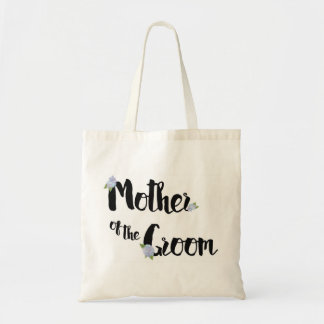 Bolso De Tela Madre púrpura del Hydrangea del tote del novio