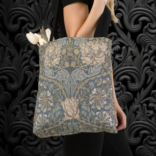 Bolso De Tela Madreselva de William Morris, Arte de Flores Vinta