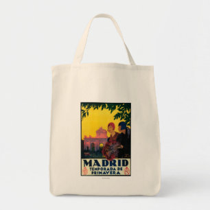 Bolso De Tela Madrid en poster promocional del viaje de la