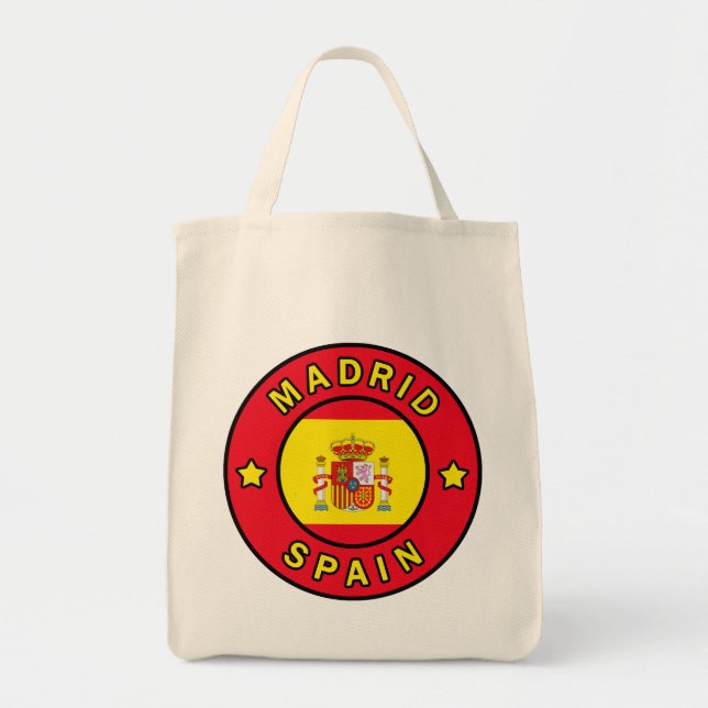Bolso De Tela Madrid España (Frente)