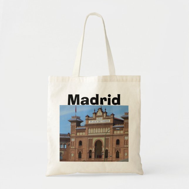 Bolso De Tela Madrid España (Frente)