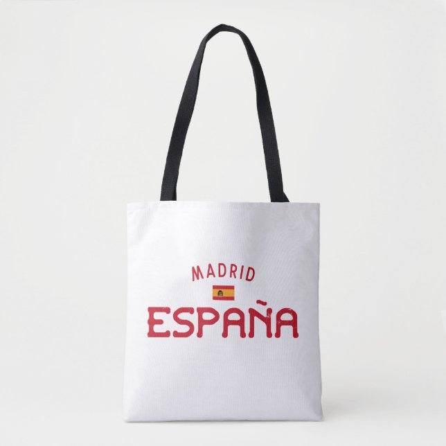 Bolso De Tela Madrid España (angustiada) (Anverso)
