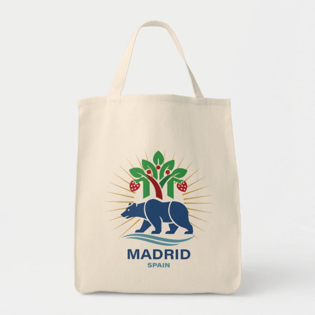 Bolso De Tela Madrid Spain Europe (Frente)