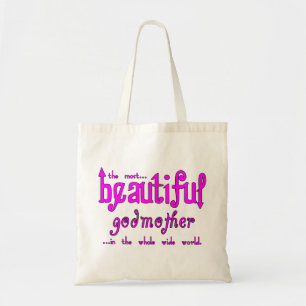 Bolso De Tela Madrina hermosa de las fiestas de Navidad de los