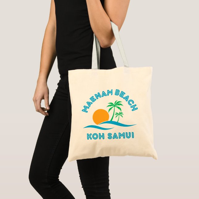 BOLSO DE TELA MAENAM BEACH-KOH SAMUI (Anverso (producto))