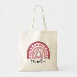 Bolso De Tela Maestra arcoíris acuarela moderna 