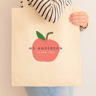 Bolso De Tela Maestra de Apple Nombre moderno Gracias