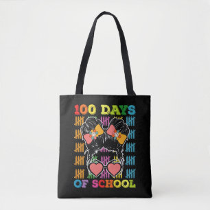 Bolso De Tela Maestra de coleta desordenada de 100 días de escue