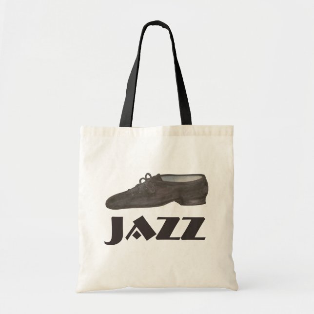 Bolso De Tela Maestra de danza de jazz negra bailarina Tote Bag (Frente)