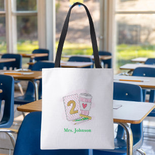 Bolso De Tela Maestra de segundo grado Café para equipos portáti