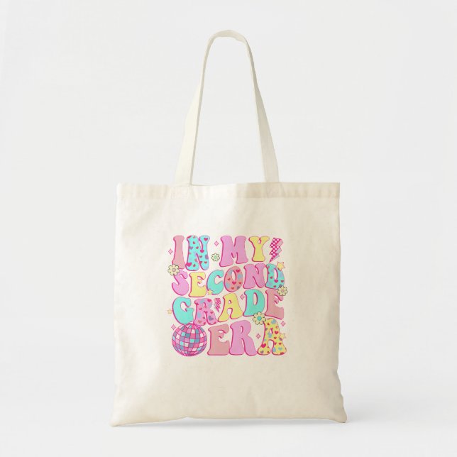 Bolso De Tela Maestra De Segundo Grado De Regreso Al Colegio (Frente)