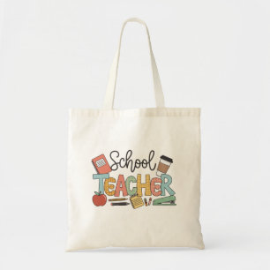 Bolso De Tela Maestra Enseñando Regalos a Líderes Futuros