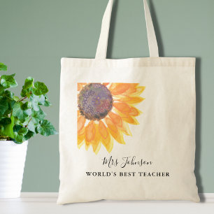 Bolso De Tela Maestra Girasol Rústico