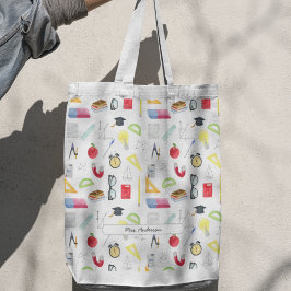 Bolso De Tela Maestra Personalizado colorida