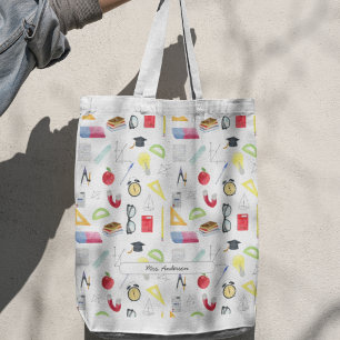 Bolso De Tela Maestra Personalizado colorida