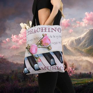 Bolso De Tela Maestría Elegante de Música Piana