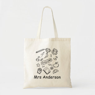 Bolso De Tela Maestría personalizada minimalista y moderna