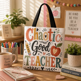 Bolso De Tela Maestro caótico bueno