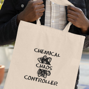 Bolso De Tela Maestro de Química divertida controlador de caos q