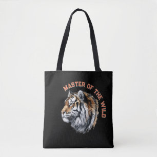 Bolso De Tela Maestro del Tigre Salvaje