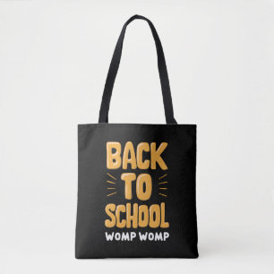 Bolso De Tela Maestro Womp Womp de Vuelta al Colegio