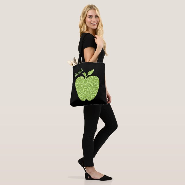 Bolso De Tela Maestros de Apple Leopardo Verde (Puesto)