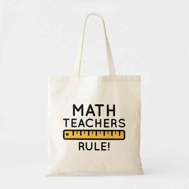 Bolso De Tela Maestros de matemáticas (Frente)