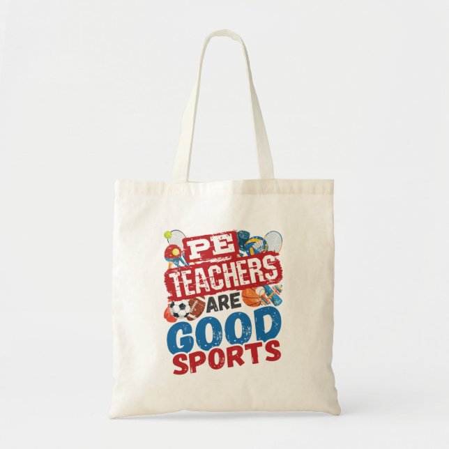 Bolso De Tela Maestros del PE son buenos profesores de deportes (Frente)