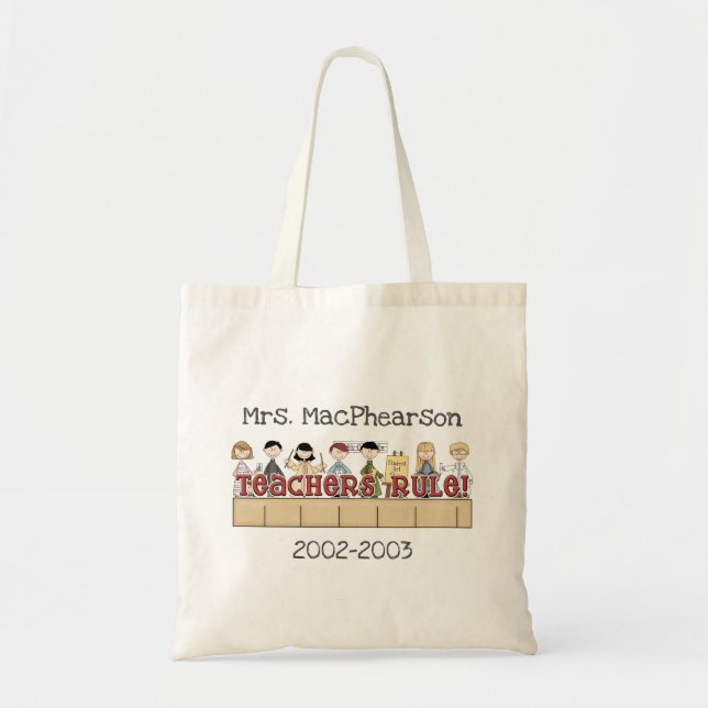 Bolso De Tela Maestros educadores rindieron nombre de dictador c (Frente)