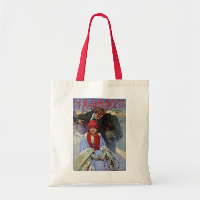 Bolso De Tela Magazine Cover, Alphonse Mucha (Frente)