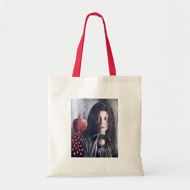BOLSO DE TELA MAGDALEN Y POMEGRANATO (Frente)