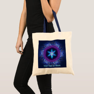Bolso De Tela Magen rosa-azul