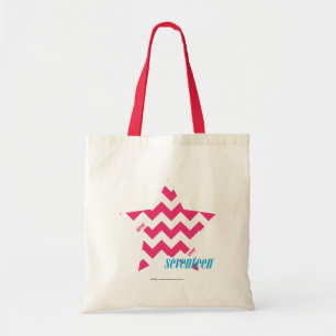 Bolso De Tela Magenta 2 del zigzag