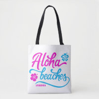 Magenta Aloha Bebidas Summer Pun personalizadas