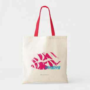 Bolso De Tela Magenta de la cebra