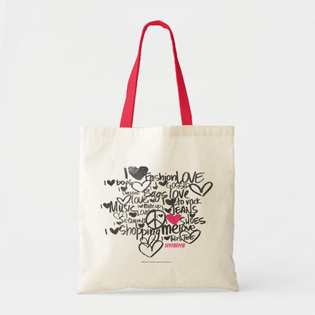 Bolso De Tela Magenta de la pintada (Frente)