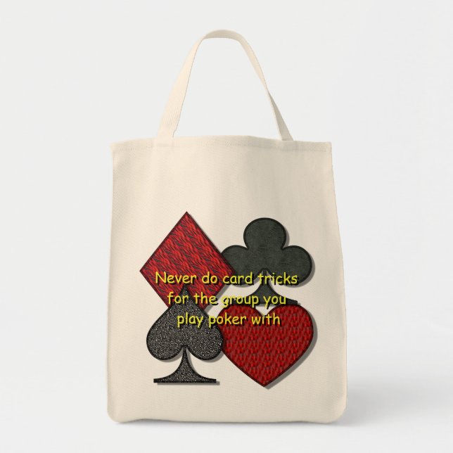 Bolso De Tela Magia del póker (Frente)