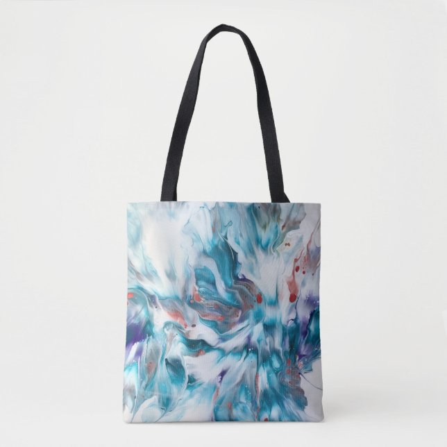 Bolso De Tela Magia Verde Azulada (Anverso)