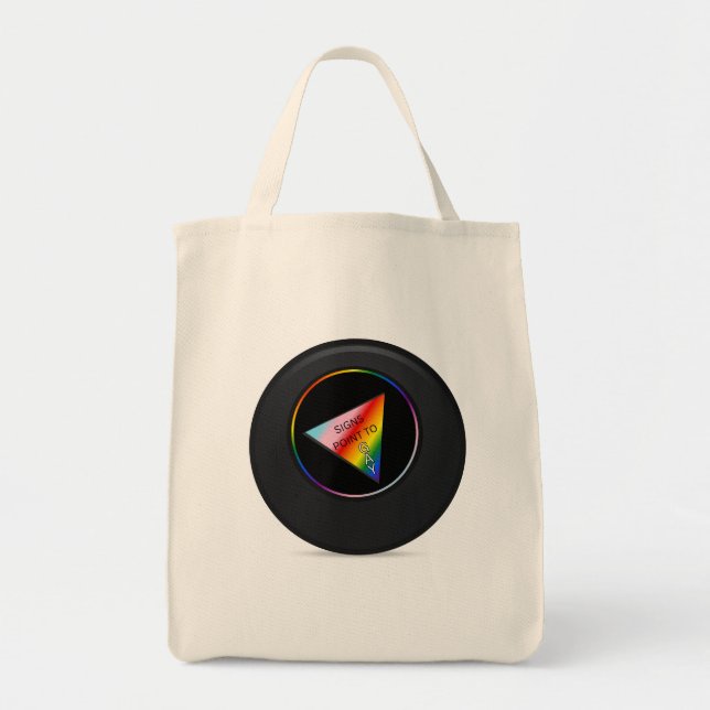 Bolso De Tela Magic Eight Ball Pride Tote Bag (Frente)