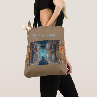Bolso De Tela Magic is inside fantasy magic art