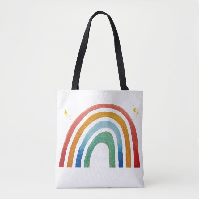 Bolso De Tela Magic Rainbow (Anverso)
