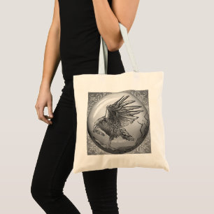 Bolso De Tela Magic Raven