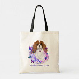 Bolso De Tela Magical Blenheim Cavalier King Charles Spaniel
