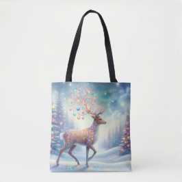 Bolso De Tela Magical Christmas Reindeer Tote