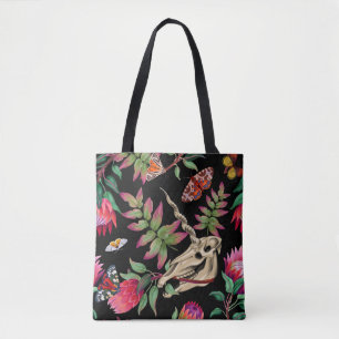 Bolso De Tela Magical Forest Unicorn Dark Pattern.