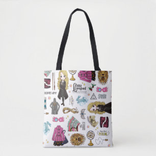 Bolso De Tela Magical Luna Lovegood Watercolor