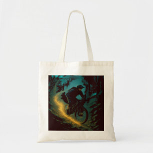 Bolso De Tela Magical Montaña Biking Adventure Trail Scene