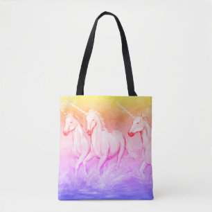 Bolso De Tela Magical Unicornios Tote Bag