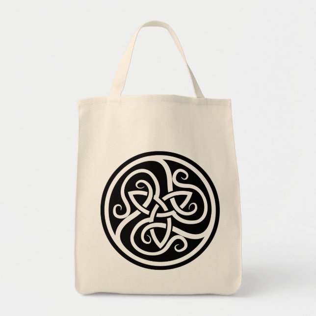 Bolso De Tela Magick - Triquetra (Frente)