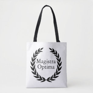 Bolso De Tela Magistra Optima Latin Teacher    
